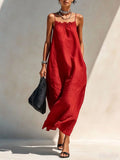 Eloise Linen Summer Maxi Dress