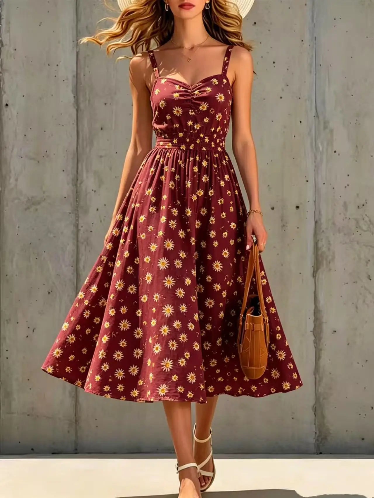 Jessica Floral Midi Dress