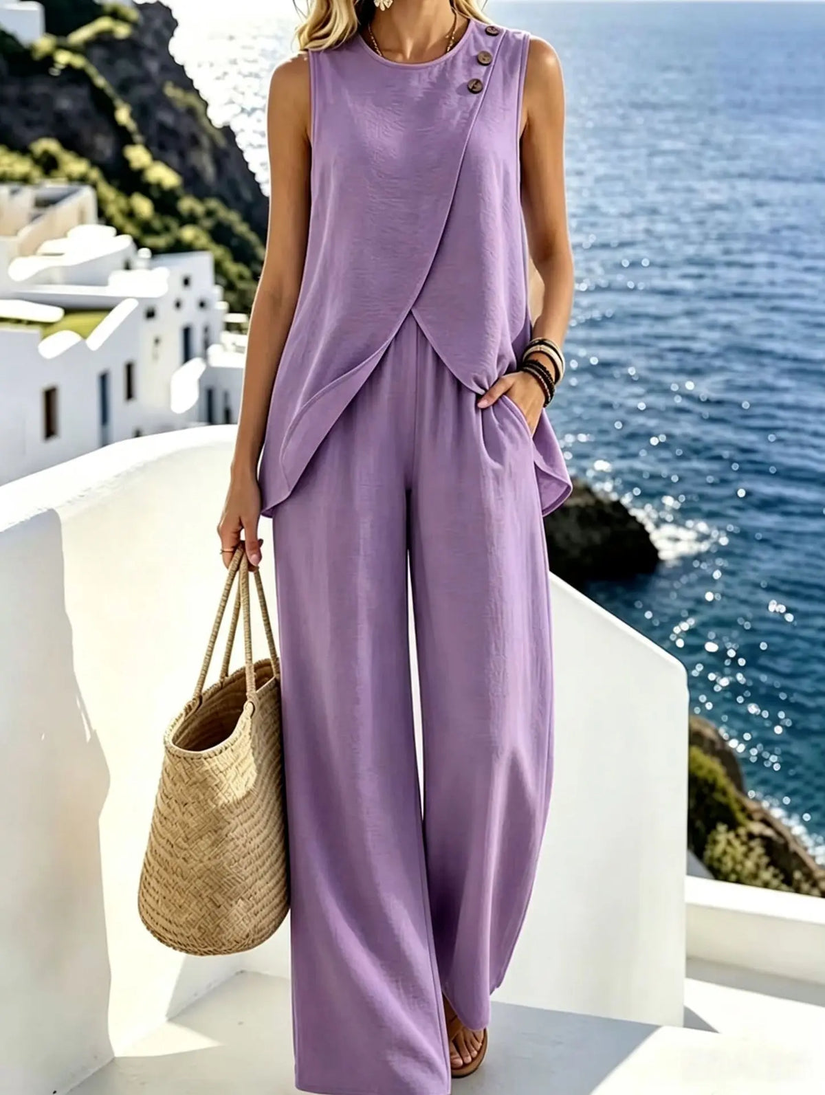 Jasmine Casual Summer Two-Piece Set