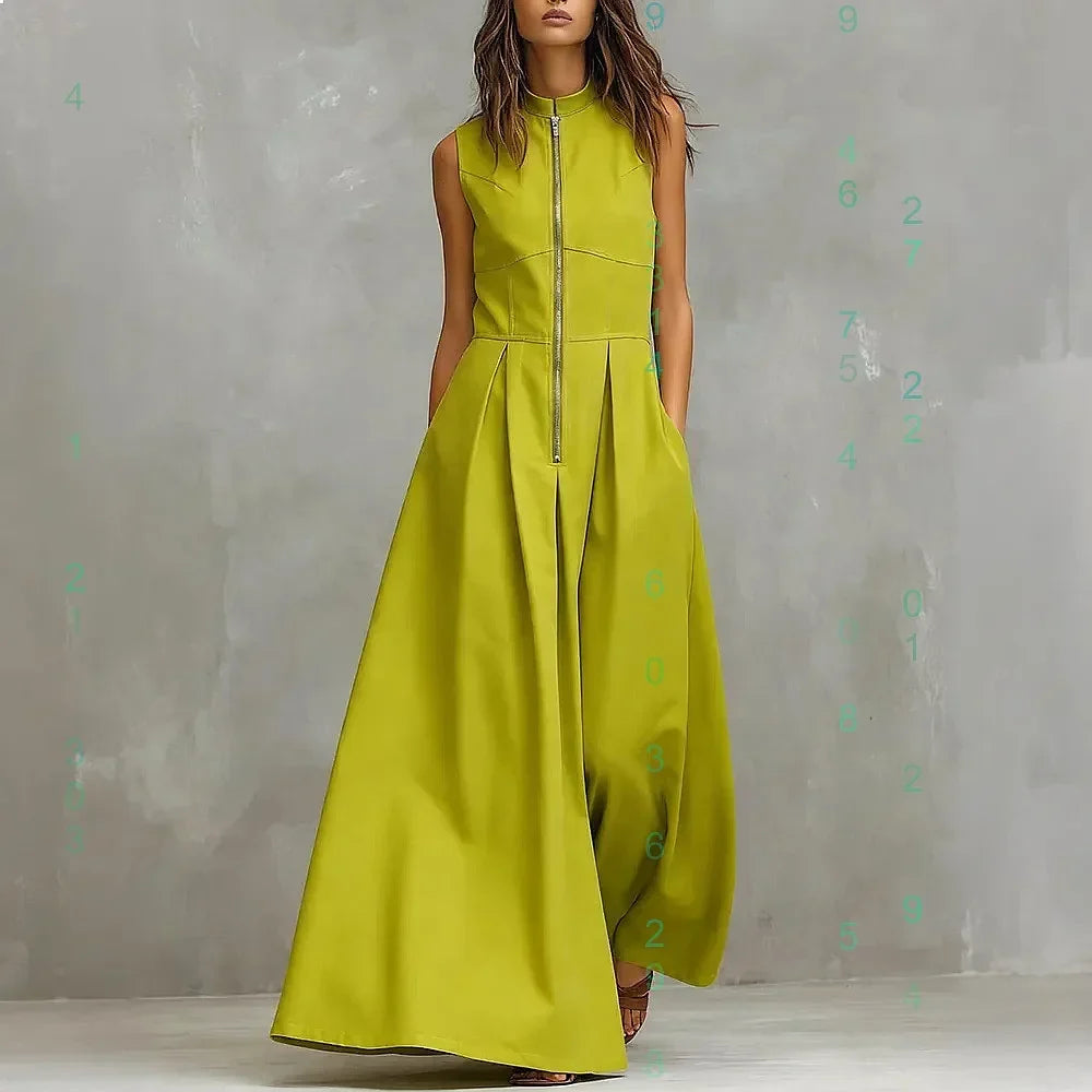 Kenley Elegant Pocket Zip Jumpsuit