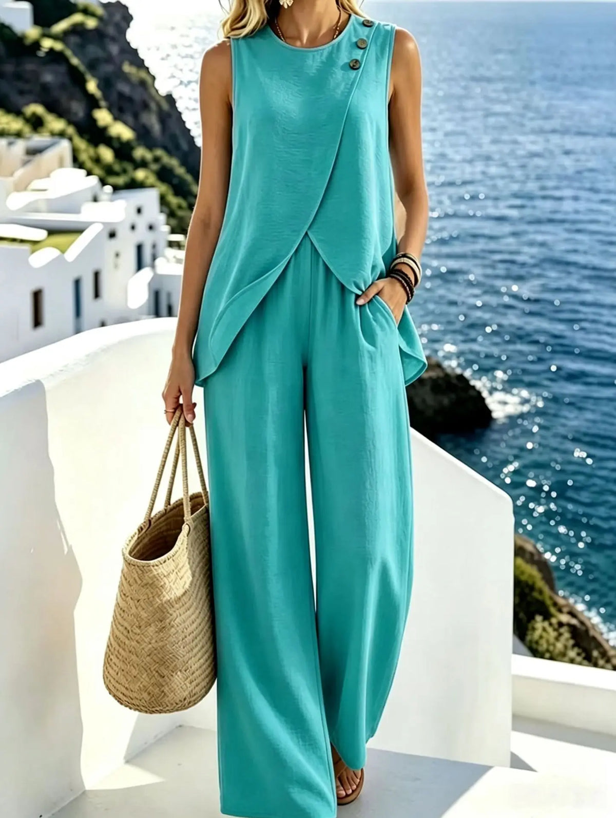 Jasmine Casual Summer Two-Piece Set