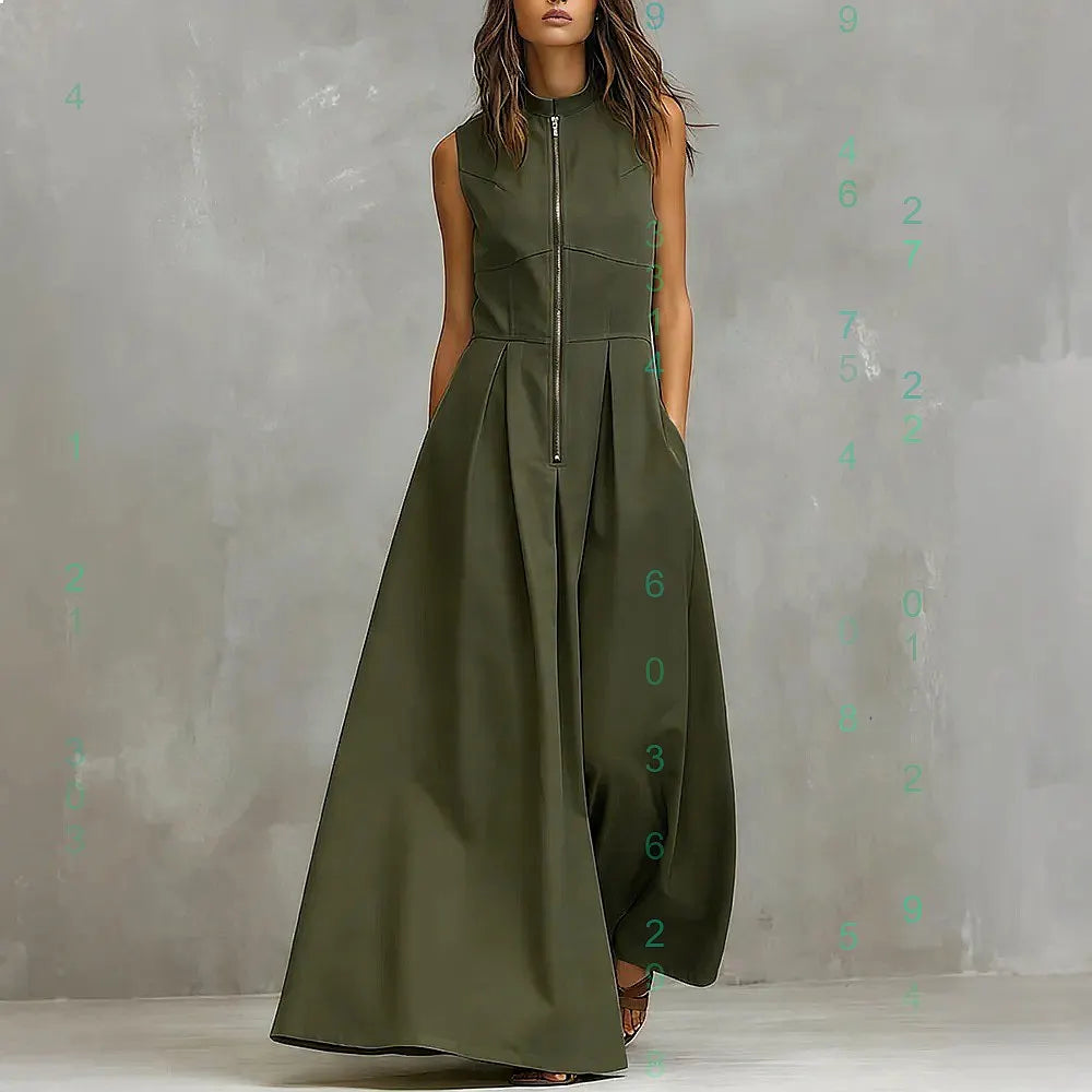 Kenley Elegant Pocket Zip Jumpsuit